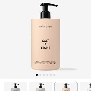 Salt & Stone Body Lotion NWB SAFFRON & CEDAR